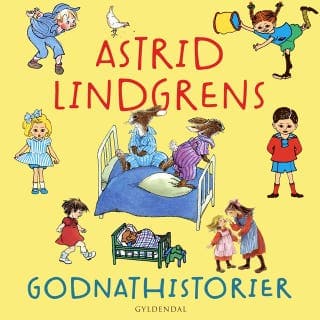 Astrid Lindgrens godnathistorier – Astrid Lindgren, lydbogens omslag