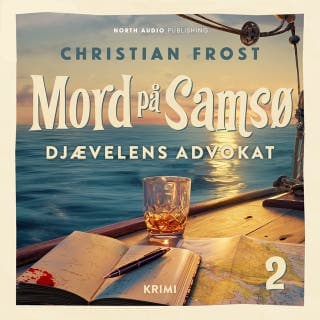 Djævelens advokat – Christian Frost, lydbogens omslag