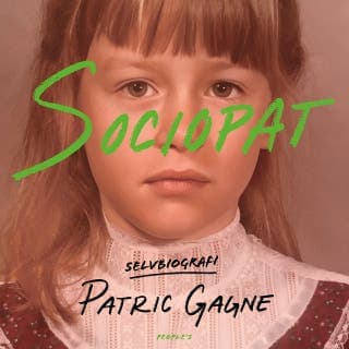 Sociopat – Patric Gagne, lydbogens omslag