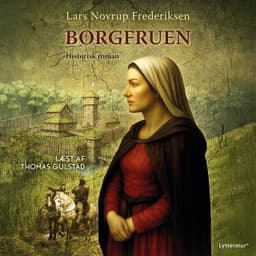 Borgfruen – Lars Novrup Frederiksen, lydbogens omslag