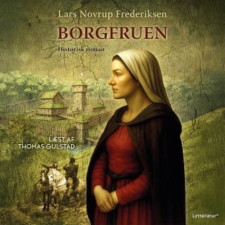 Borgfruen – Lars Novrup Frederiksen, lydbogens omslag