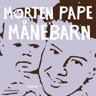 Månebarn – Morten Pape, lydbogens omslag