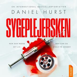 Sygeplejersken – Daniel Hurst, lydbogens omslag