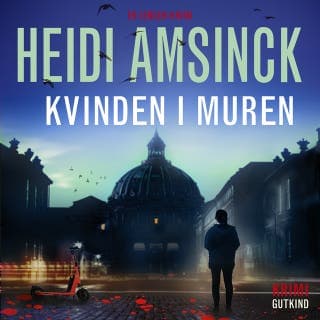 Kvinden i muren – Heidi Amsinck, lydbogens omslag
