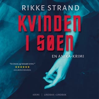Kvinden i søen – Rikke Strand, lydbogens omslag