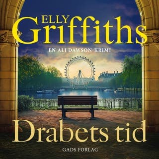 Drabets tid – Elly Griffiths, lydbogens omslag