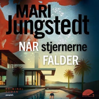 Når stjernerne falder – Mari Jungstedt, lydbogens omslag