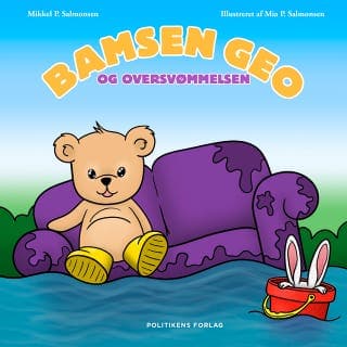 Bamsen Geo og oversvømmelsen – Mikkel Palm Salmonsen, lydbogens omslag