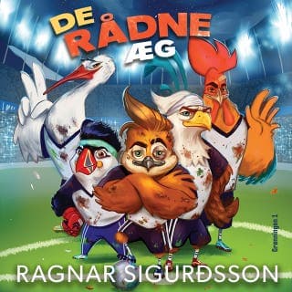 De rådne æg – Ragnar Sigurðsson, lydbogens omslag