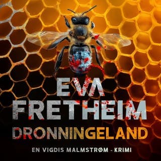 Dronningeland – Eva Fretheim, lydbogens omslag