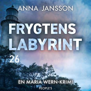 Frygtens labyrint – Anna Jansson, lydbogens omslag