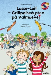 Lasse-Leif - Grillpølsedysten på Valmuevej – Mette Finderup, lydbogens omslag