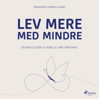 Lev mere med mindre – Marianne Gammelgaard, lydbogens omslag