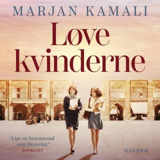 Løvekvinderne – Marjan Kamali, lydbogens omslag