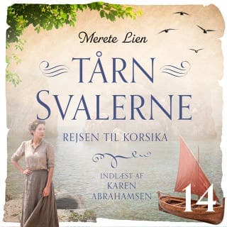 Rejsen til Korsika – Merete Lien, lydbogens omslag