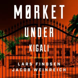 Mørket under Kigali – Jacob Weinreich og Lars Findsen, lydbogens omslag