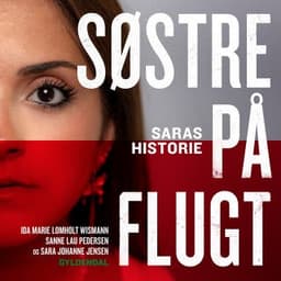 Søstre på flugt – Ida Marie Lomholt Wismann og Sanne Lau Pedersen, lydbogens omslag
