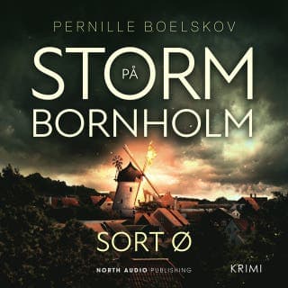 Sort ø – Pernille Boelskov, lydbogens omslag