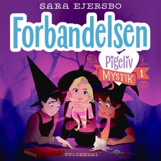PIGELIV - Mystik 1 - Forbandelsen – Sara Ejersbo, lydbogens omslag
