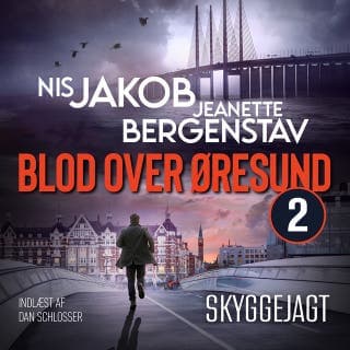 Skyggejagt – Nis Jakob, Jeanette Bergenstav, lydbogens omslag