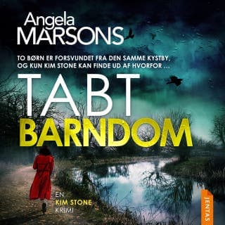 Tabt barndom – Angela Marsons, lydbogens omslag