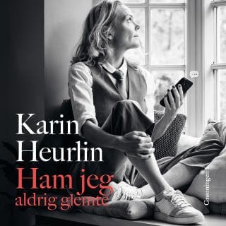 Ham jeg aldrig glemte – Karin Heurlin, lydbogens omslag