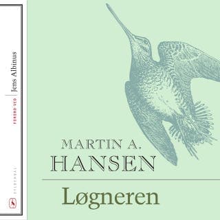 Løgneren – Martin A. Hansen, lydbogens omslag