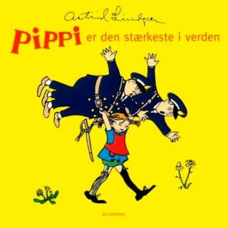 Pippi er den stærkeste i verden – Astrid Lindgren, lydbogens omslag