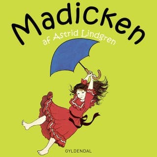 Madicken – Astrid Lindgren, lydbogens omslag