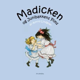 Madicken og Junibakkens Pims – Astrid Lindgren, lydbogens omslag