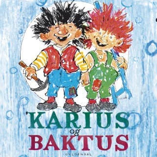 Karius og Baktus – Thorbjørn Egner, lydbogens omslag