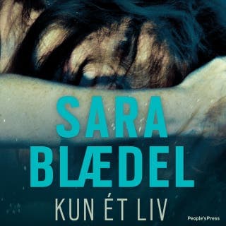 Kun et liv – Sara Blædel, lydbogens omslag