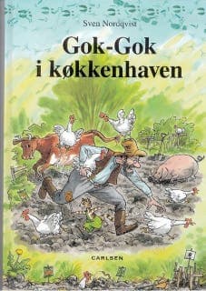 Gok-Gok i køkkenhaven – Sven Nordqvist, lydbogens omslag