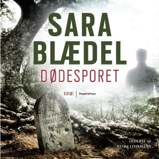 Dødesporet – Sara Blædel, lydbogens omslag