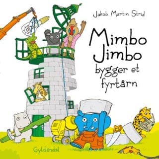 Mimbo Jimbo bygger et fyrtårn – Jakob Martin Strid, lydbogens omslag