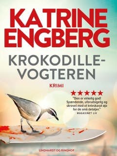 Krokodillevogteren – Katrine Engberg, lydbogens omslag