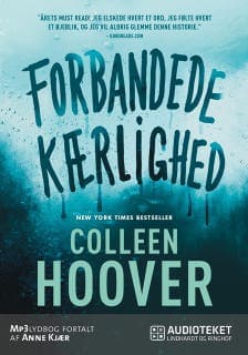 Forbandede kærlighed – Colleen Hoover, lydbogens omslag