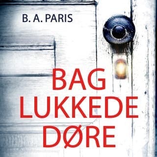 Bag lukkede døre – B.A. Paris, lydbogens omslag