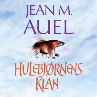 Hulebjørnens klan – Jean M. Auel, lydbogens omslag