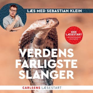 Læs med Sebastian Klein: Verdens farligste slanger – Sebastian Klein, lydbogens omslag