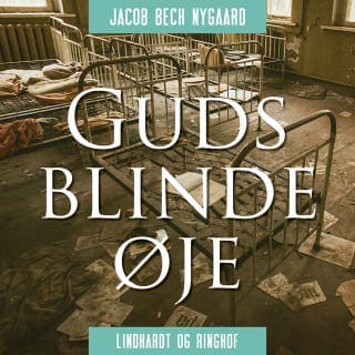Guds blinde øje – Jacob Bech Nygaard, lydbogens omslag