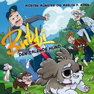 Bubbi - Den talende hund – Merlin P. Mann og Morten Münster, lydbogens omslag