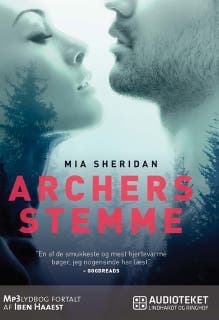 Archers stemme – Mia Sheridan, lydbogens omslag