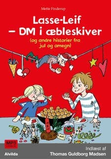 Lasse-Leif - DM i æbleskiver (og andre historier fra jul og omegn) – Mette Finderup, lydbogens omslag