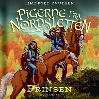 Pigerne fra Nordsletten 1 - Prinsen – Line Kyed Knudsen, lydbogens omslag
