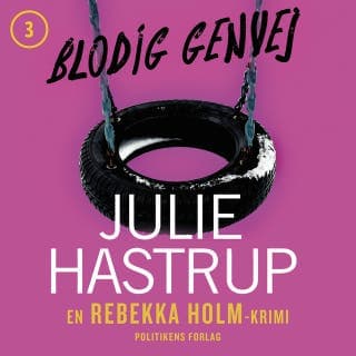 Blodig genvej – Julie Hastrup, lydbogens omslag