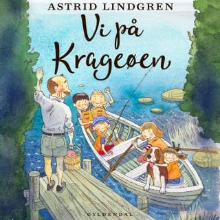 Vi på Krageøen – Astrid Lindgren, lydbogens omslag