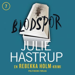 Blodspor – Julie Hastrup, lydbogens omslag