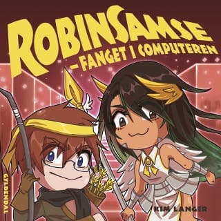 RobinSamse 4 - RobinSamse - fanget i computeren – Kim Langer, lydbogens omslag