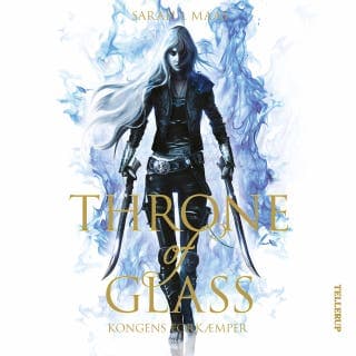 Throne of Glass #1: Kongens forkæmper – Sarah J. Maas, lydbogens omslag